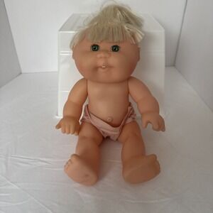 Cabbage Patch Doll Hard‎ Body Green Eyes Blonde Hair